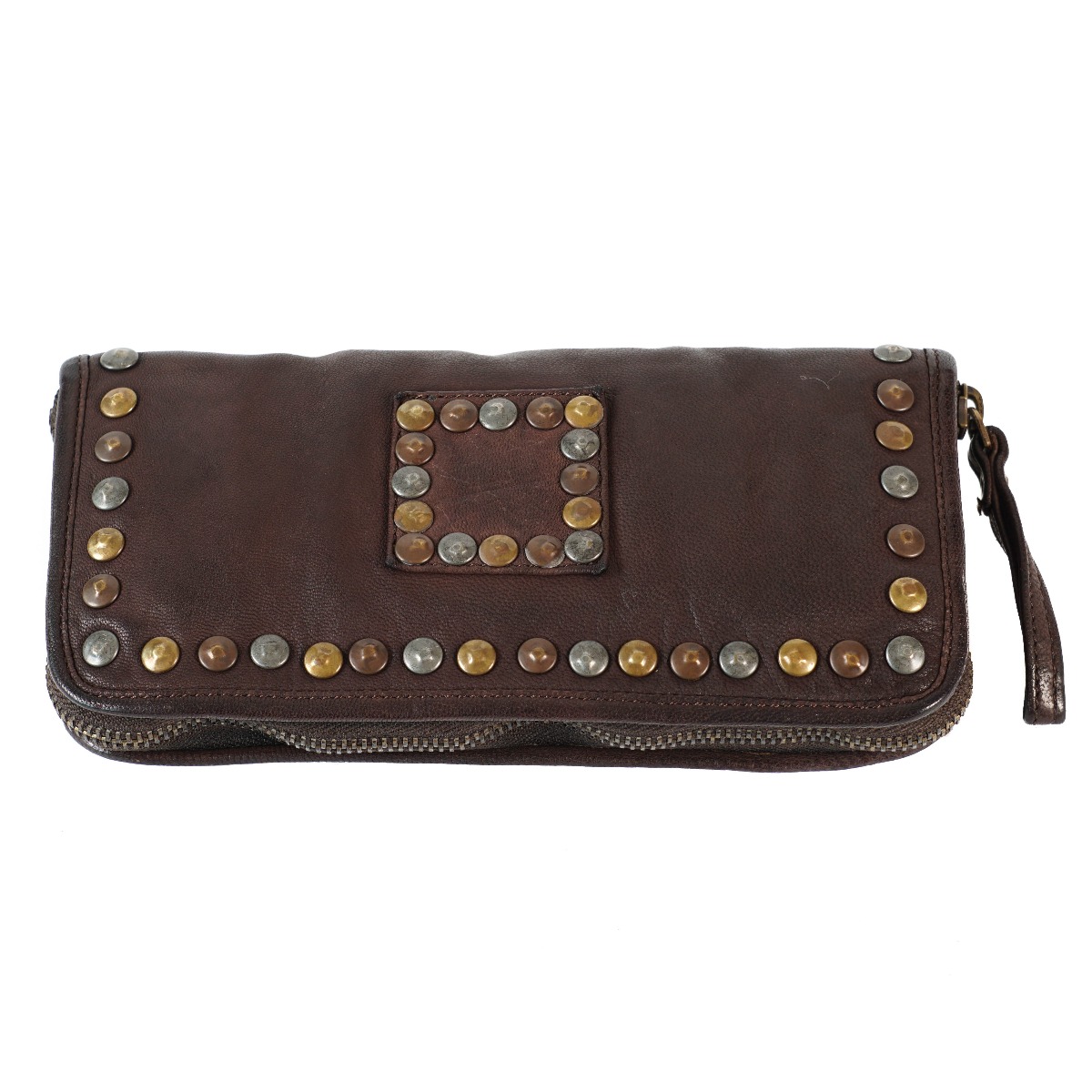 Brown women leather wallet