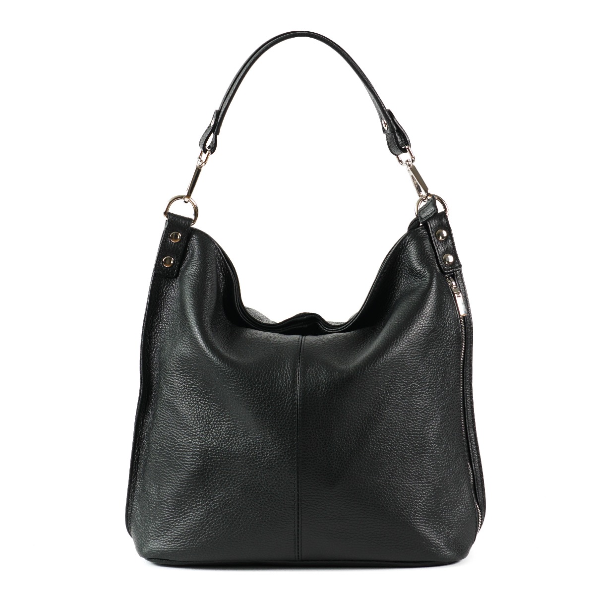 Black hobo bag - medium size